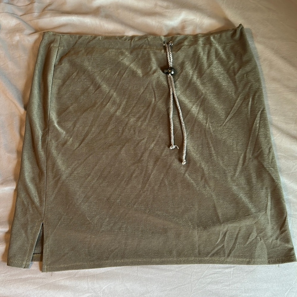 Drawstring skirt